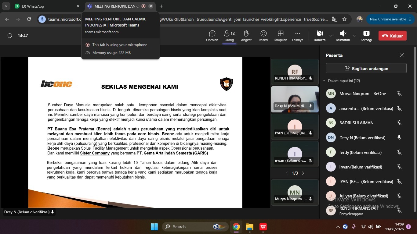 Pelatihan Daring PT BEP